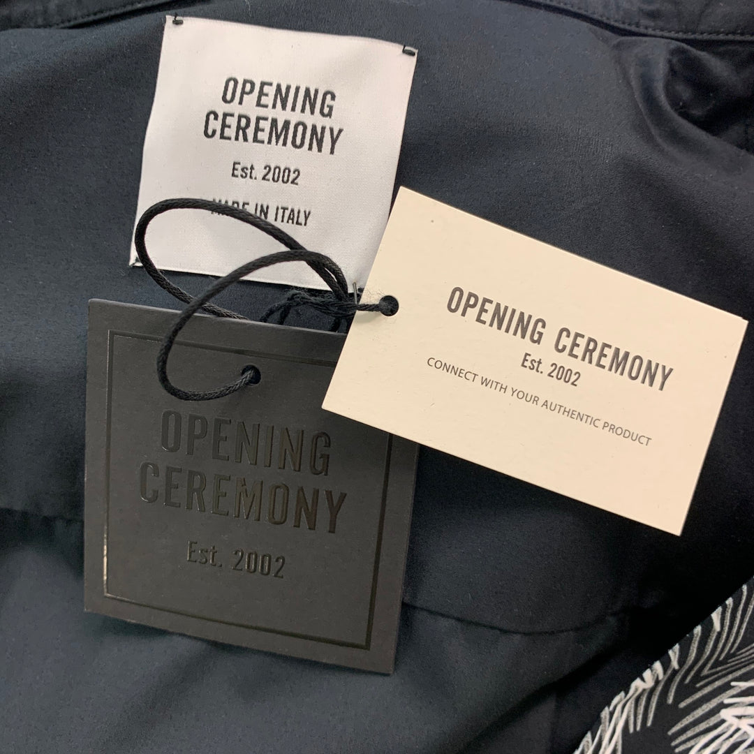 OPENING CEREMONY Size S Black White Print Cotton Set