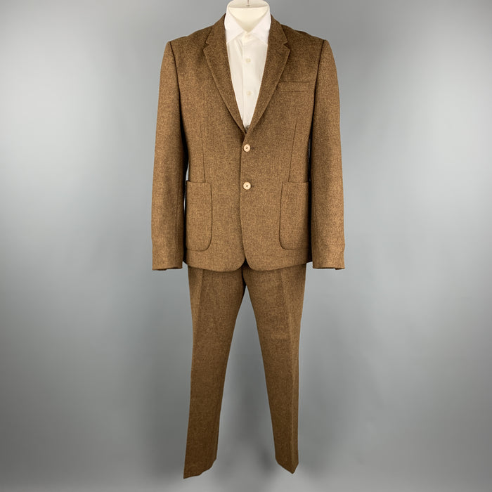 ACNE STUDIOS Size 44 Brown Tweed Wool Blend Nautical 36 31 Suit
