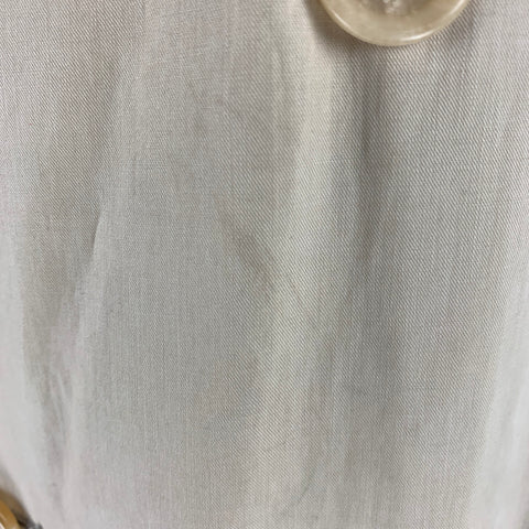BURBERRY LONDON Size M Khaki Solid Cotton Polyester Trenchcoat