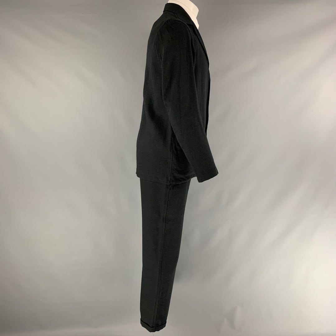 OUR LEGACY Size 38 Black Wool Blend Single Breasted Suit