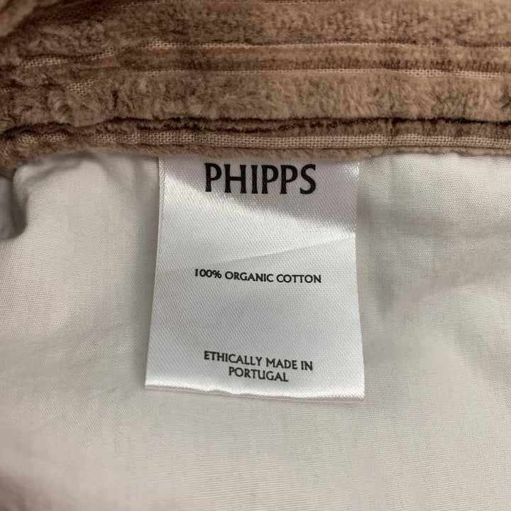 PHIPPS Size 36 Brown Corduroy Cotton Button Fly Casual Pants