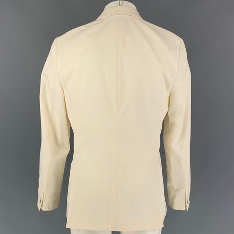 THEORY Fall 18 Size 40 Off White Wool Peak Lapel Sport Coat