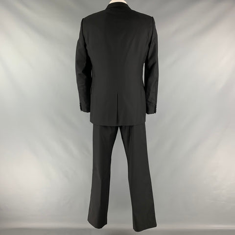 CALVIN KLEIN COLLECTION Taille 42 Smoking à revers en laine unie noire