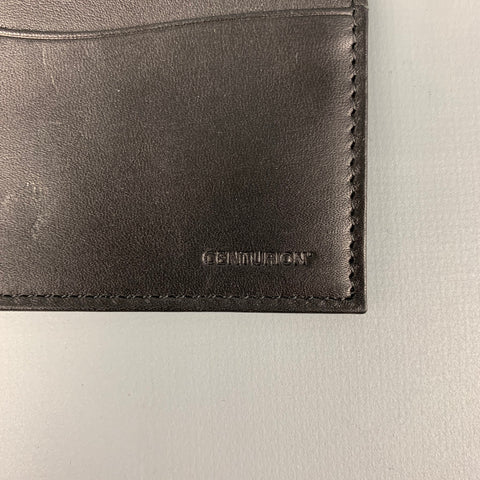 CENTURION Black Leather Wallet