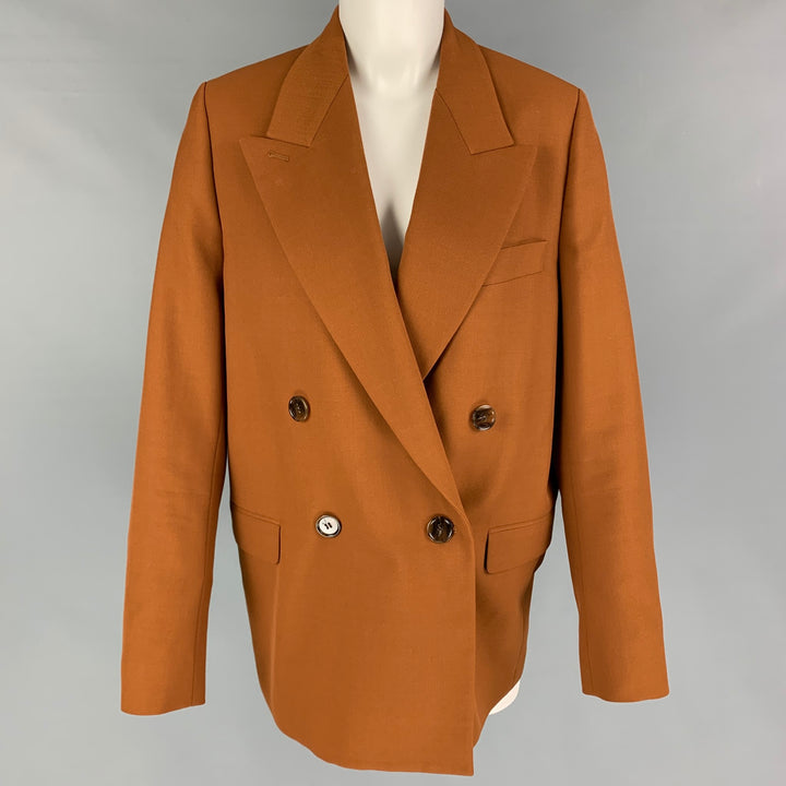 ACNE STUDIOS Size M Brown Polyester Wool Jacket Blazer