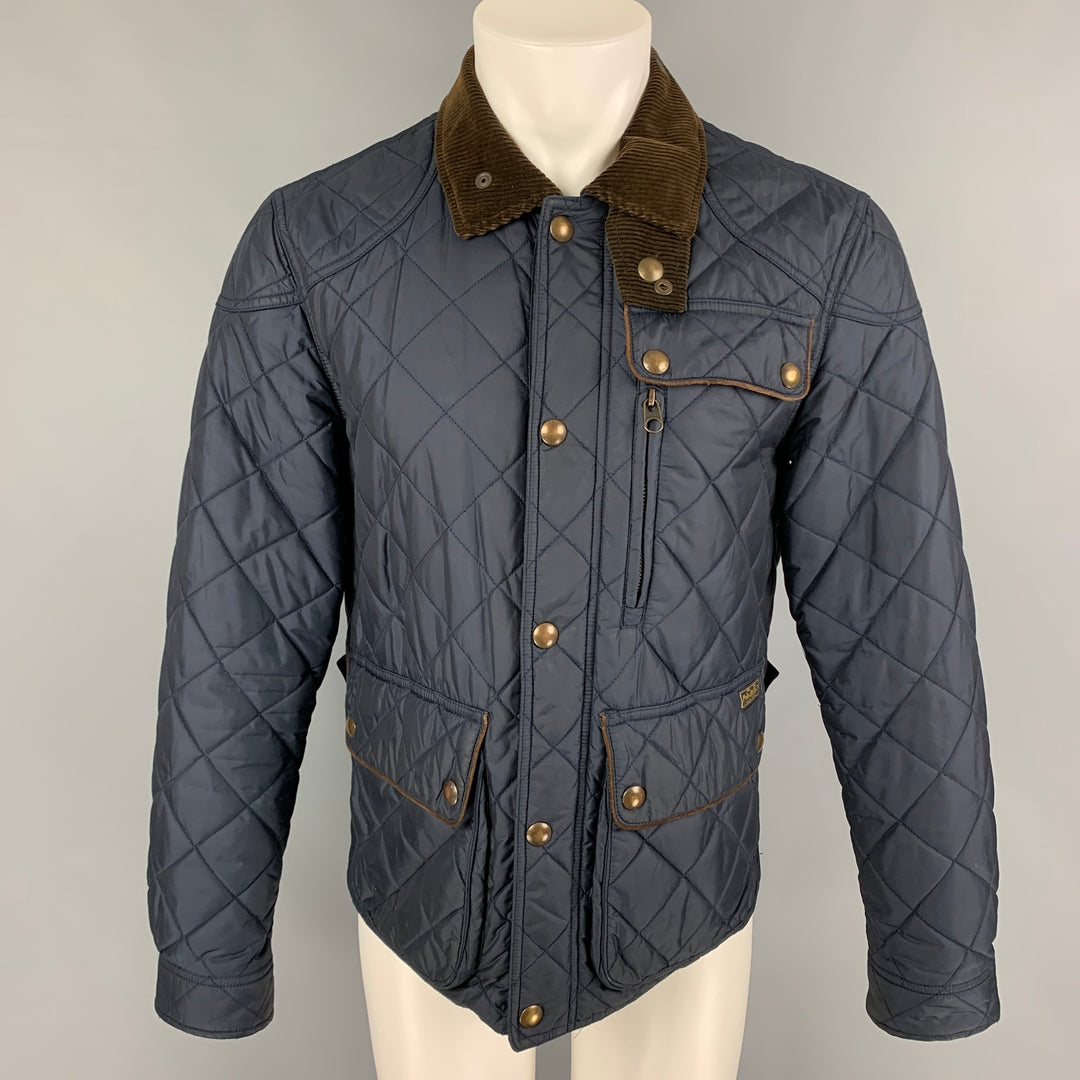 POLO by RALPH LAUREN Size S Navy Quilted Polyester Jacket