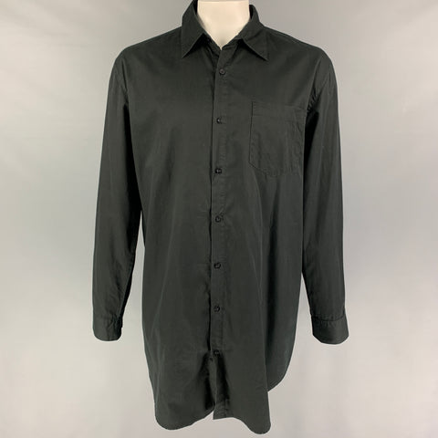 SKINGRAFT Size XL Black Cotton Long Sleeve Shirt