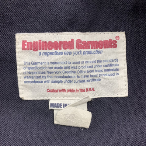 ENGINEERED GARMENTS Size 44 Navy Wool Notch Lapel Sport Coat