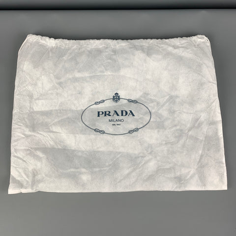 Sac banane en polyester vert fluo noir PRADA