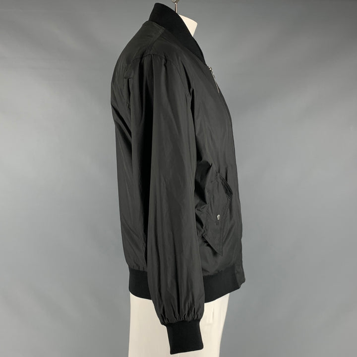 MCQ by ALEXANDER MCQUEEN Size L Black Orange Polyester Jacket