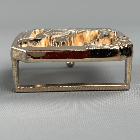 BURBERRY PRORSUM Knight Silver Tone Metal Belt Buckle