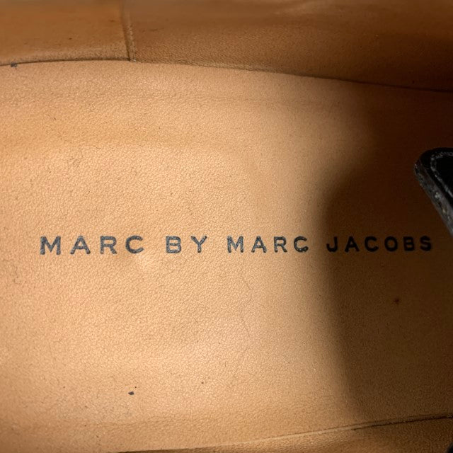 MARC by MARC JACOBS Size 8.5 Black Patent Leather Cap Toe Laces