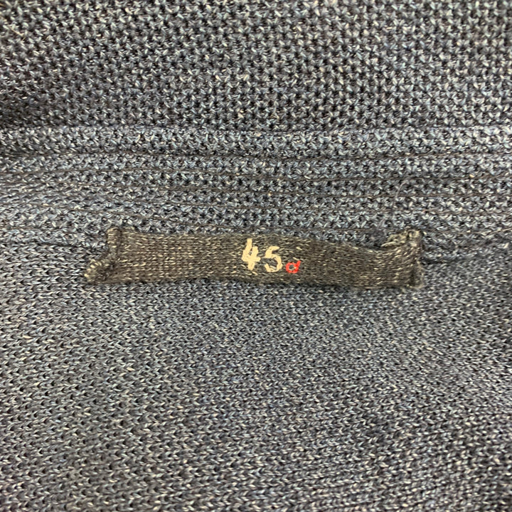 45rpm Size XXL Navy Knit Cotton Cardigan