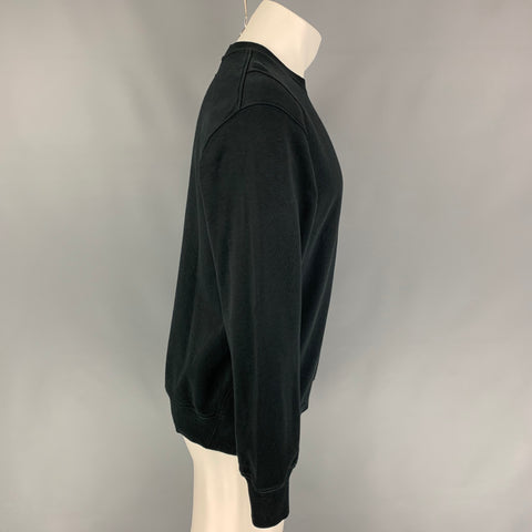 3.1 PHILLIP LIM Size S Black Cotton Crew-Neck Sweatshirt