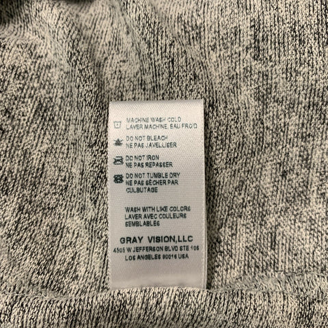 JOHN ELLIOTT Size L Grey Heather Cotton &  Polyester Short Sleeve T-shirt