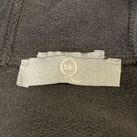 MCQ by ALEXANDER MCQUEEN Size XS Black Embellishment Cotton Hooded Sweatshirt