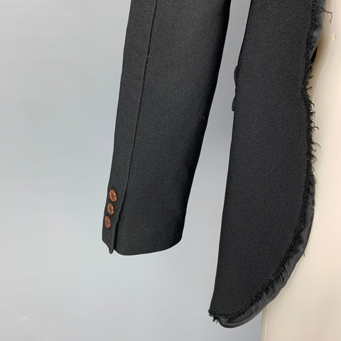 COMME des GARCONS HOMME PLUS Size XS Black Polyester Sport Coat