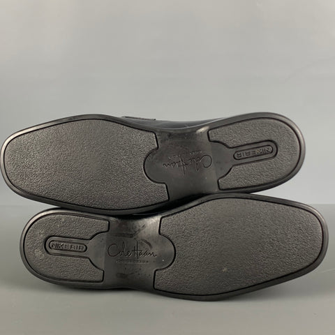COLE HAAN Size 9 Black Leather Rubber Sole Loafers