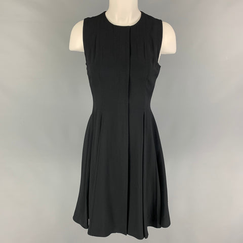 PROENZA SCHOULER Taille 2 Robe trapèze en acétate et viscose noir