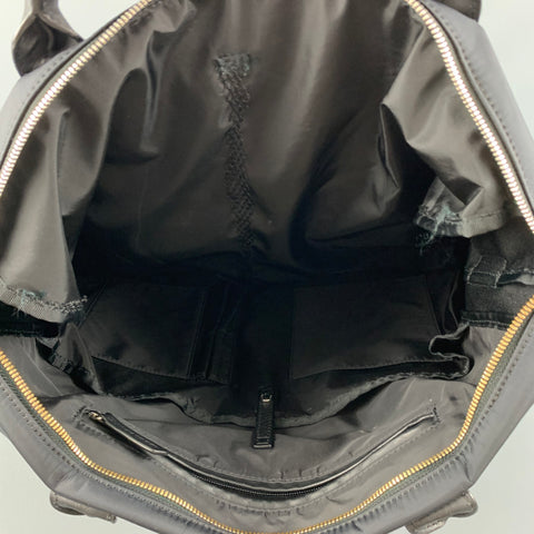 WANT LES ESSENTIELS DE LA VIE Black Nylon Leather Tote Bags & Leather Goods