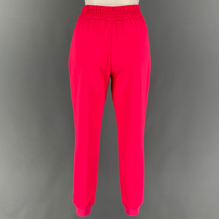 ALICE + OLIVIA Size 6 Pink Polyester Casual Pants