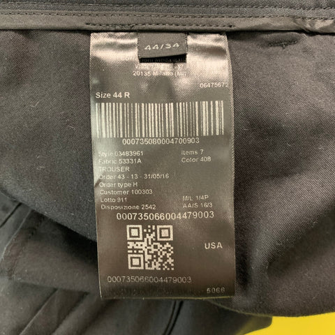 CALVIN KLEIN COLLECTION Taille 34 Smoking à revers en laine unie noire