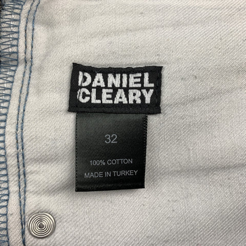 DANIEL CLEARY Size 36 Indigo Wash Selvedge Denim Button Fly Jeans