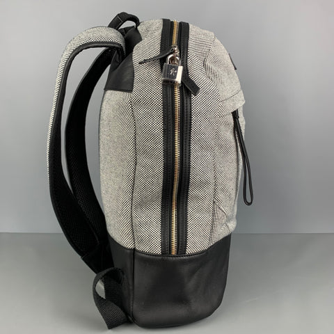 WANT LES ESSENTIELS DE LA VIE Black White Checkered Leather Bags & Leather Goods