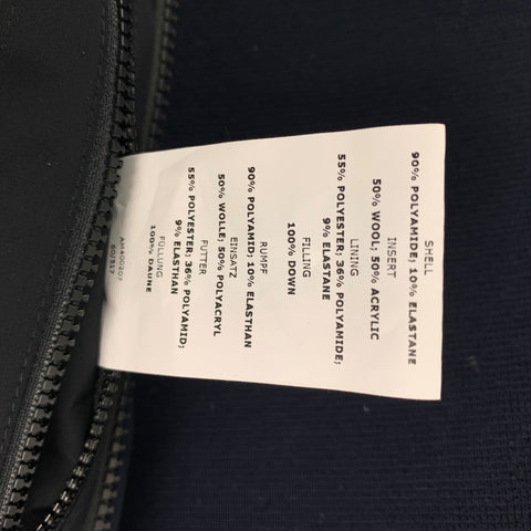 AZTECH Dale of Aspen Size L Navy Quilted Polyamide Blend Zip Up Vest