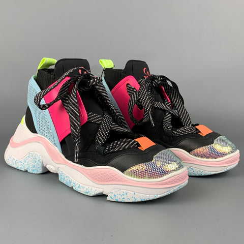 SOPHIA WEBSTER Size 10 Multi-Color Mixed Materials Sneakers