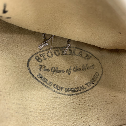 Vintage STOCKMAN Size 9 Khaki Leather Goat Gloves