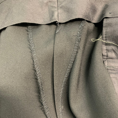 ERMENEGILDO ZEGNA Size 50 Black Wool Double Breasted Tuxedo