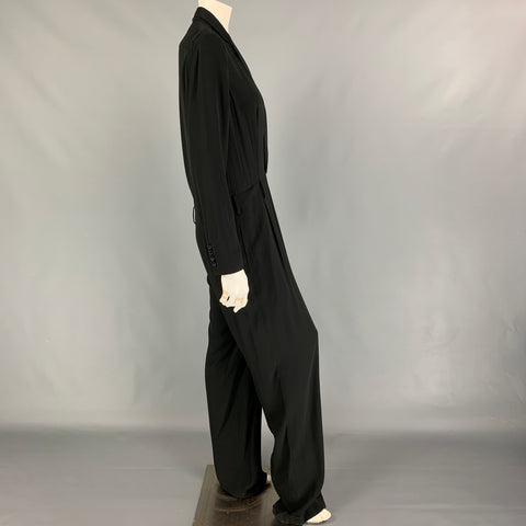 Collection RALPH LAUREN Combinaison en acétate de viscose noire taille 8