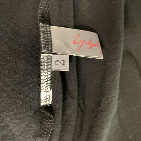 YOHJI YAMAMOTO Size S Black Solid Casual Top