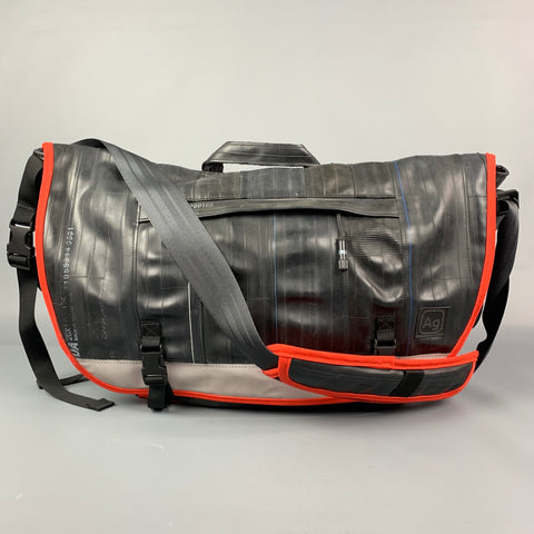 ALCHEMY GOODS Pike Black Mixed Fabrics Messenger Bags