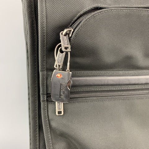 TUMI Black Nylon Canvas Travel TSA Approved Garment Bag
