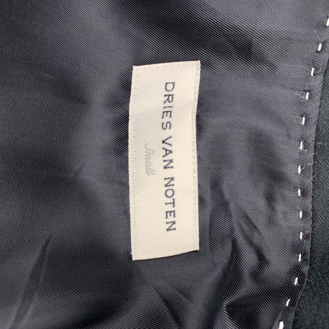 DRIES VAN NOTEN Taille S Veste oversize en coton / polyamide noir