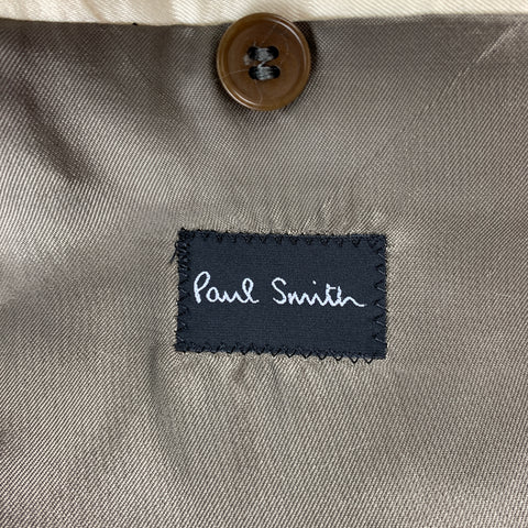 PAUL SMITH The Byard Size 44 Regular Grey Wool Notch Lapel Suit