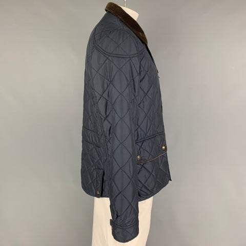 POLO by RALPH LAUREN Size L Navy Quilted Polyester Jacket