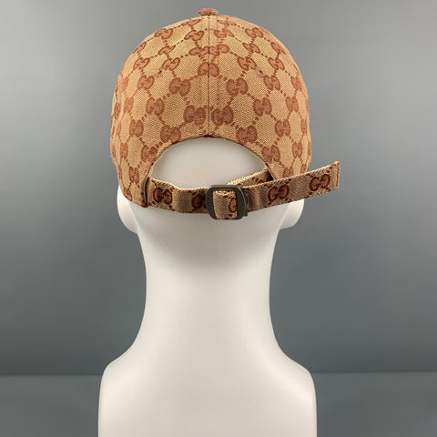 Gorra GUCCI de lona con monograma caqui NY Yankees GG
