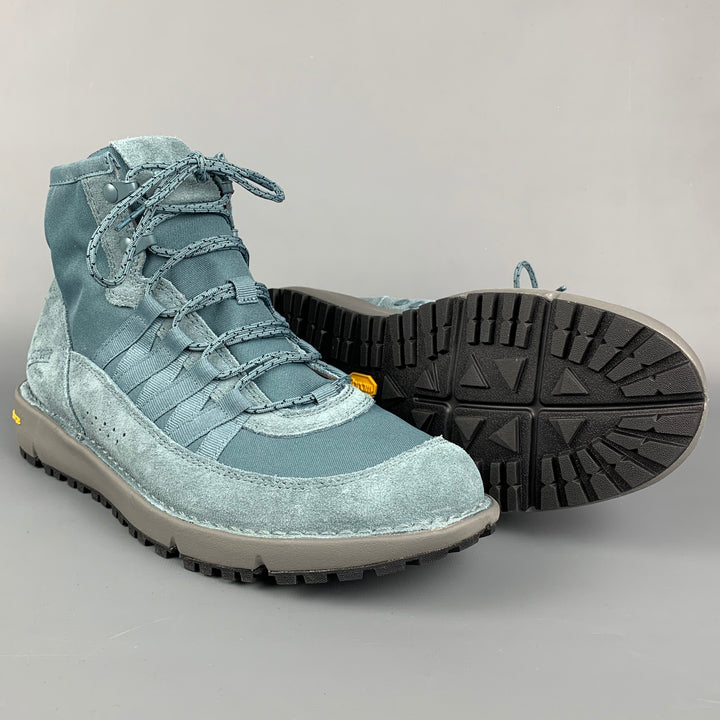 DANNER Size 10 Sea Foam Mixed Fabrics Suede High Top Sneakers