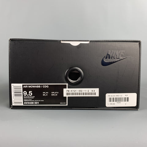 CDG x NIKE AIR MOWABB Talla 9.5 Zapatillas altas de ante negro