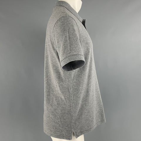 PAUL SMITH Taille M Polo à manches courtes en coton gris