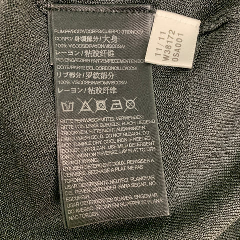 Y-3 by YOHJI YAMAMOTO Size XL Grey Viscose Jersey Pullover