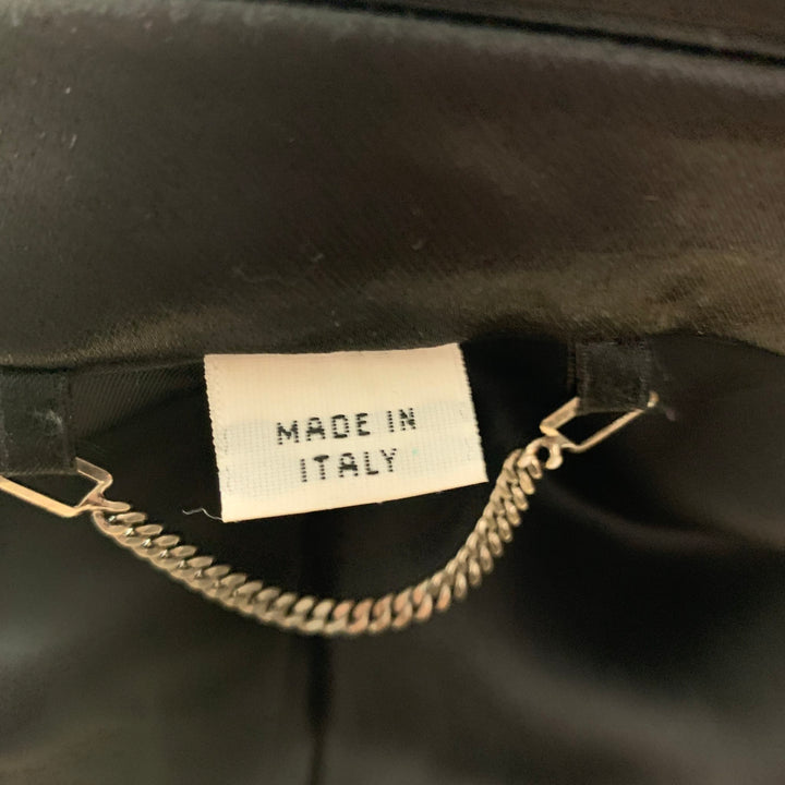 VIKTOR & ROLF Size 8 Polyester Spandex Solid Tuxedo Jacket Blazer