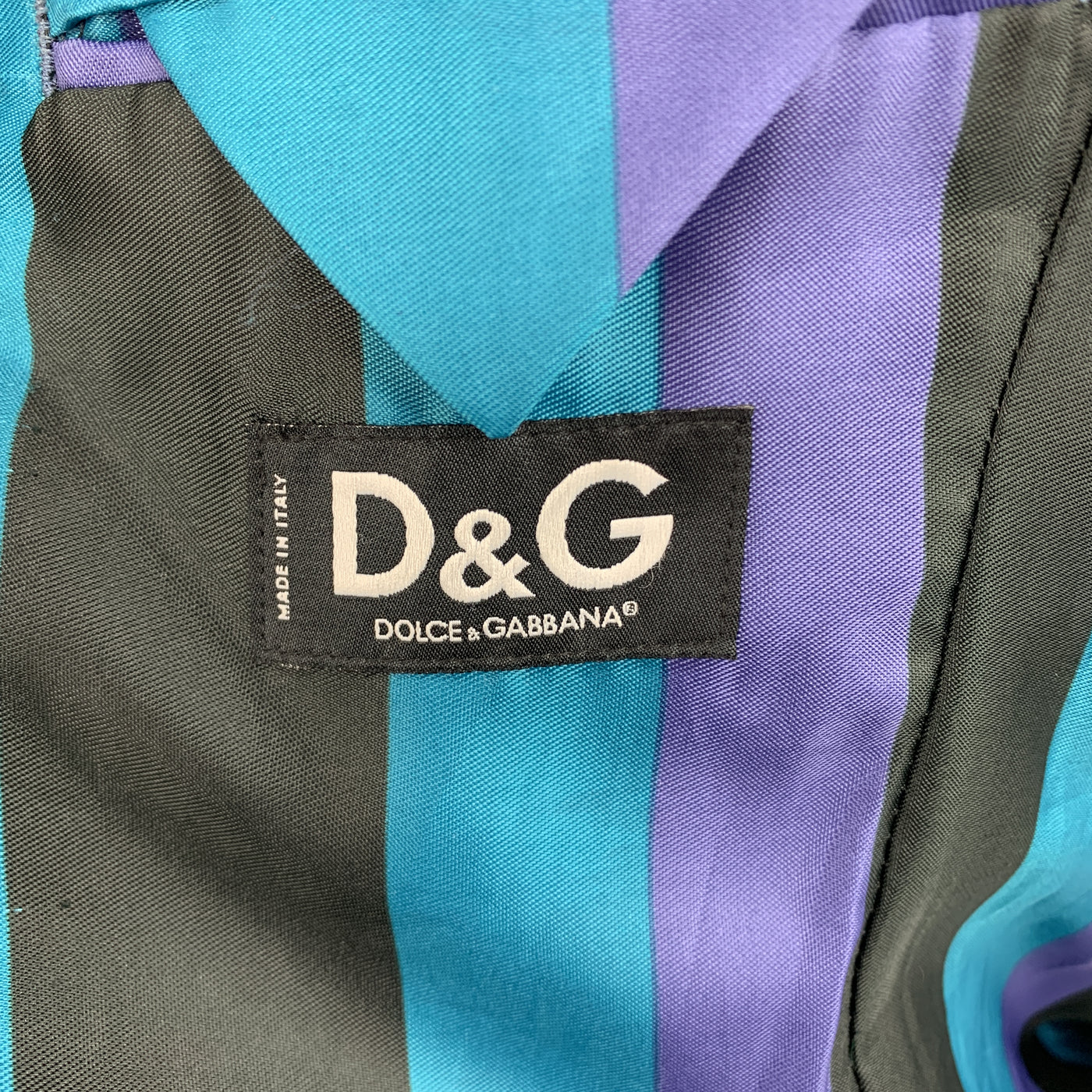 D&G by DOLCE & GABBANA Size 38 Black Velvet Peak Lapel  Sport Coat