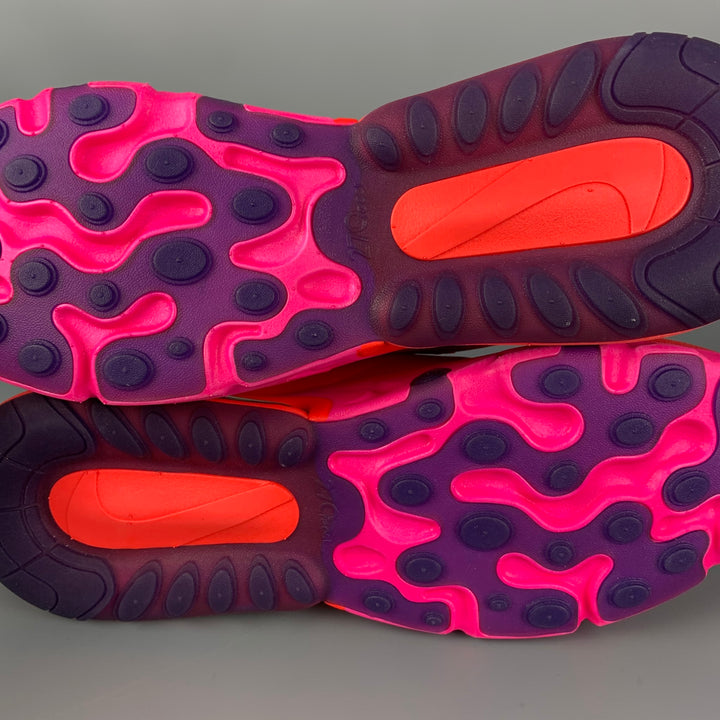 NIKE AIR 70 REACT Talla 12 Zapatillas de deporte con cordones de nailon rosa