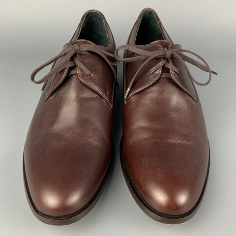 HARRYS OF LONDON Taille 10,5 Chaussures à lacets en cuir marron