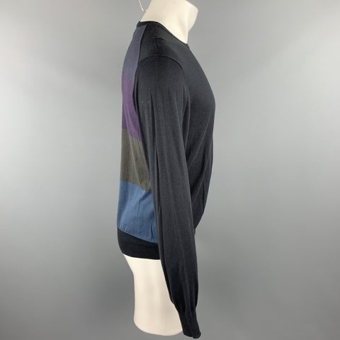 PAUL SMITH JEANS Size M Black Cotton Crew-Neck Pullover