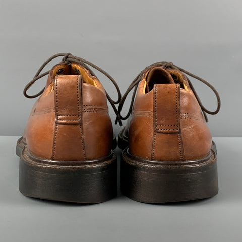 JOHN LOBB Size 7 Brown Leather Lace Up Raleish Shoes